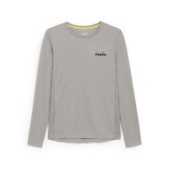 Koszulka damska DIADORA L. LS CORE TEE. Szare t-shirty damskie Diadora, l, bez wzorów, z poliesteru, bez kołnierzyka. Za 49.99 zł.