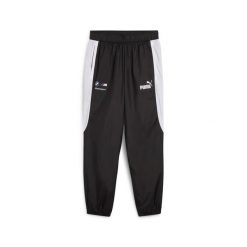 Spodnie Puma BMW MMS MT7+ Woven. Białe spodnie sportowe męskie Puma, s, bez wzorów, z dresówki. Za 269.75 zł.