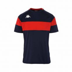 Jersey Kappa Dareto. Czerwone koszulki sportowe męskie Kappa, bez wzorów, z jersey, bez kołnierzyka, bez ramiączek, do piłki nożnej. Za 168.50 zł.