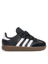 Adidas Sneakersy Samba Og Cf El I JQ3192 Czarny. Czarne buty sportowe dziewczęce Adidas, bez wzorów, ze skóry, bez zapięcia. Za 239.99 zł.