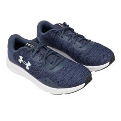 Trampki Męskie Charged Pursuit 3 Twist. Niebieskie trekkingi męskie Under Armour, trekkingowe. Za 347.99 zł.