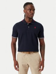 Beverly Hills Polo Club Polo P-SS26M-P2525 Granatowy Regular Fit. Niebieskie koszulki polo męskie Beverly Hills Polo Club, m, bez wzorów, z bawełny, bez ramiączek. Za 199.99 zł.
