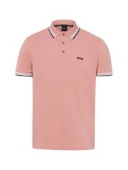 BOSS Green koszulka polo - Paddy Mężczyźni Bawełna różowy, XXL. Czerwone koszulki polo męskie BOSS GREEN, m, bez wzorów, z bawełny, bez kołnierzyka, bez ramiączek. Za 349.95 zł.