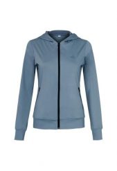 Bluza jeździecka damska hoodie EQUESTRIAN QUEEN River 26SS z kapturem. Czarne bluzy damskie EQUESTRIAN QUEEN, na lato, s, z aplikacjami, z nylonu, z kapturem. Za 330.99 zł.