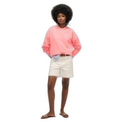 Bluza damska Superdry Essential. Brązowe bluzy damskie Superdry., bez wzorów, bez kaptura. Za 240.30 zł.