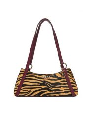 Guess Torebka HWZG75 29180 Beżowy. Brązowe torebki do ręki damskie Guess, z aplikacjami, ze skóry, bez dodatków. Za 539.99 zł.