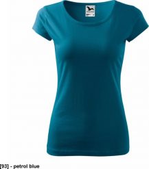 MALFINI Pure 122 - ADLER - Koszulka damska, 150 g/m - petrol blue 2XL. Niebieskie t-shirty damskie Malfini, m, bez wzorów, bez kołnierzyka. Za 17.80 zł.
