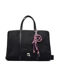 KARL LAGERFELD Torebka A4W30017 Czarny. Czarne torebki do ręki damskie KARL LAGERFELD, bez wzorów, ze skóry, bez dodatków. Za 799.99 zł.