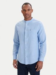 Tommy Jeans Koszula DM0DM22756 Błękitny Regular Fit. Niebieskie koszule męskie Tommy Jeans, l, bez wzorów, z bawełny, bez kołnierzyka, bez ramiączek. Za 369.99 zł.