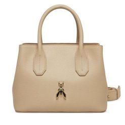 Torebka Patrizia Pepe. Brązowe torebki do ręki damskie Patrizia Pepe, bez wzorów, bez dodatków. Za 969.99 zł.