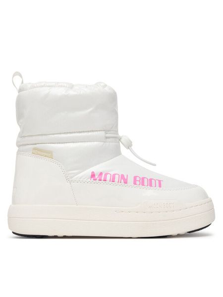 Moon Boot Śniegowce Jr Park Tube Mid Glitter Wp 80D3440110 S Biały. Białe buty zimowe dziewczęce Moon Boot, bez wzorów, bez zapięcia. Za 859.99 zł.