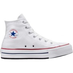 Buty sportowe damskie Converse Chuck Taylor All Star EVA Lift Canvas Platform. Białe obuwie sportowe damskie Converse, bez wzorów. Za 275.99 zł.