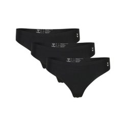 Stringi damskie Hummel MT Breeze (x3). Czarne stringi damskie Hummel, xs, bez wzorów, z dżerseju. Za 126.50 zł.