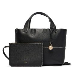 Torebka Furla. Czarne torebki do ręki damskie Furla, bez wzorów, klasyczne, bez dodatków. Za 1,659.00 zł.