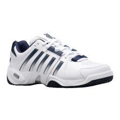 Buty do tenisa K-Swiss Accomplish IV Omni. Białe buty sportowe męskie K-SWISS, bez zapięcia, tenisowe. Za 539.50 zł.