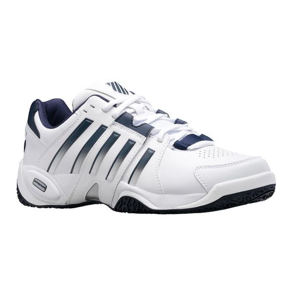 Buty do tenisa K-Swiss Accomplish IV Omni. Białe buty sportowe męskie K-SWISS, bez zapięcia, tenisowe. Za 539.50 zł.