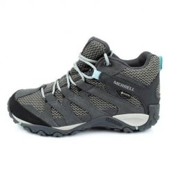 Buty trekkingowe damskie Merrell Alverstone Gtx. Szare trekkingi damskie Merrell, za kostkę, trekkingowe. Za 602.99 zł.