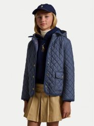 Polo Ralph Lauren Kurtka przejściowa 313910983001 Granatowy Regular Fit. Niebieskie kurtki i płaszcze dla dziewczynek Polo Ralph Lauren, bez wzorów, z syntetyku, bez kaptura. Za 679.99 zł.