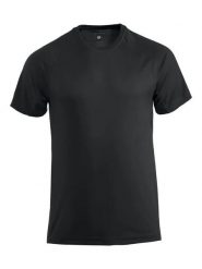Clique Premium Active-T Męska koszulka funkcjonalna – black. Czarne koszulki sportowe męskie CLIQUE, m, bez wzorów, bez kołnierzyka, bez ramiączek. Za 109.18 zł.