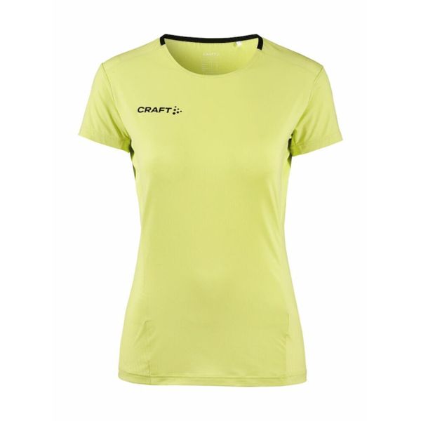 Koszulka treningowa damska Craft Extend. Żółte koszulki sportowe damskie Craft, l, bez wzorów, bez kołnierzyka. Za 215.00 zł.