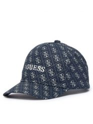Guess Czapka z daszkiem H6YZ12 W2604 Granatowy. Niebieskie rękawiczki dziecięce Guess, z aplikacjami, z bawełny. Za 134.99 zł.
