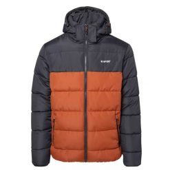 Kurtka męska ocieplana Hi-Tec Safi SP - pomarańczowo-czarna, Rozmiar XXL. Brązowe buty sportowe męskie Hi-tec, m, bez wzorów, z materiału, do biegania. Za 159.99 zł.