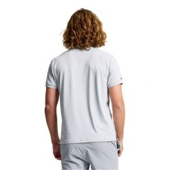 Polo Slam Tech Pique Ss Dorosłych. Szare koszulki polo męskie SLAM, l, bez wzorów, z nylonu, bez ramiączek. W wyprzedaży za 274.30 zł.