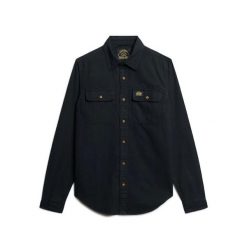 Koszula flanelowa Superdry Trailsman. Czarne koszule męskie Superdry., m, bez wzorów, bez kołnierzyka, bez ramiączek. Za 306.50 zł.