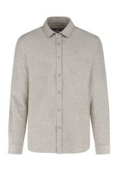 Bawełniana koszula, Regular Fit, K-NAIROBI. Brązowe koszule męskie Volcano, l, bez wzorów, z bawełny, klasyczne, bez kołnierzyka, bez ramiączek. Za 119.99 zł.