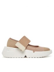United Nude Półbuty Mega MJ 10724861117 Beżowy. Brązowe półbuty damskie United Nude, bez wzorów, z materiału, bez obcasa, na koturnie, bez zapięcia. Za 639.99 zł.