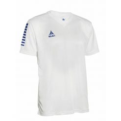 SELECT Koszulka PISA white. Białe koszulki sportowe męskie Select, m, bez wzorów, z materiału, bez kołnierzyka, bez ramiączek, do piłki nożnej. Za 101.73 zł.