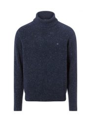 Fynch-Hatton Sweter z zawartością wełny i alpaki Mężczyźni niebieski, L. Niebieskie swetry przez głowę męskie Fynch-Hatton, l, bez wzorów, z dzianiny, bez kołnierzyka. Za 379.95 zł.