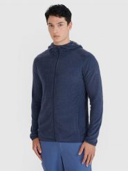 4F Bluza trekkingowa Primaloft Active rozpinana z kapturem męska - szara M. Szare bluzy męskie 4f, l, bez wzorów, z materiału, z kapturem, trekkingowe, primaloft. W wyprzedaży za 149.99 zł.