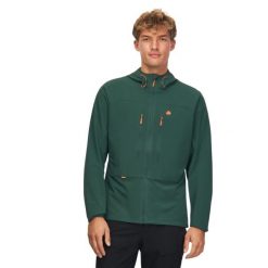 Kurtka softshell turystyczna męska dla dorosłych Alpinus Pourri. Zielone kurtki sportowe męskie Alpinus, l, bez wzorów, z softshellu, trekkingowe. Za 299.00 zł.