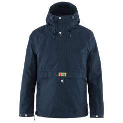 Kurtka turystyczna męska Fjallraven Vardag Anorak. Niebieskie kurtki męskie Fjällräven, m, bez wzorów, z softshellu, sportowe, bez kaptura. W wyprzedaży za 834.35 zł.