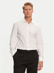 Hugo Koszula Koey 50524832 Biały Regular Fit. Białe koszule męskie Hugo, m, bez wzorów, z bawełny, biznesowe, bez kołnierzyka, bez ramiączek. Za 189.99 zł.