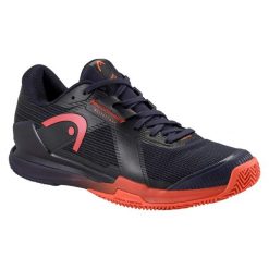 Buty do padla Head Sprint PRo 4.0 Clay. Czerwone buty sportowe męskie Head, z materiału, bez zapięcia, do biegania. Za 400.00 zł.