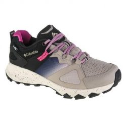 Buty trekkingowe damskie Columbia Peakfreak Hera Outdry. Brązowe obuwie sportowe damskie Columbia, bez wzorów, z gumy, trekkingowe. W wyprzedaży za 544.95 zł.