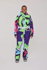 Kombinezon narciarski Fresh Prince X Women's Shaped. Brązowe spodnie snowboardowe damskie OOSC, na zimę, s, bez wzorów, z polaru, narciarskie. Za 1,710.99 zł.