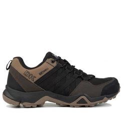 Buty męskie sportowe trekingowe DK SWAT. Brązowe buty sportowe męskie DK, bez zapięcia. W wyprzedaży za 159.00 zł.