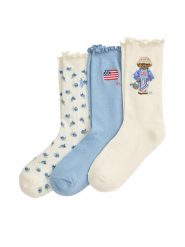 Polo Ralph Lauren Skarpety długie 448P11072001 Kolorowy. Bielizna dla dziewczynek Polo Ralph Lauren, bez wzorów, z bawełny. Za 139.99 zł.