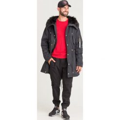 PARKA VERSACE JEANS COUTURE. Czarne kurtki męskie Versace Jeans Couture, m, bez wzorów, z jeansu, z kapturem. Za 2,789.00 zł.