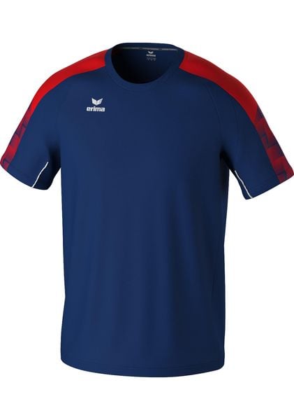 Koszulka Erima Evo Star. Czerwone koszulki sportowe męskie Erima, l, bez wzorów, z materiału, bez kołnierzyka, bez ramiączek, do piłki nożnej. Za 139.12 zł.