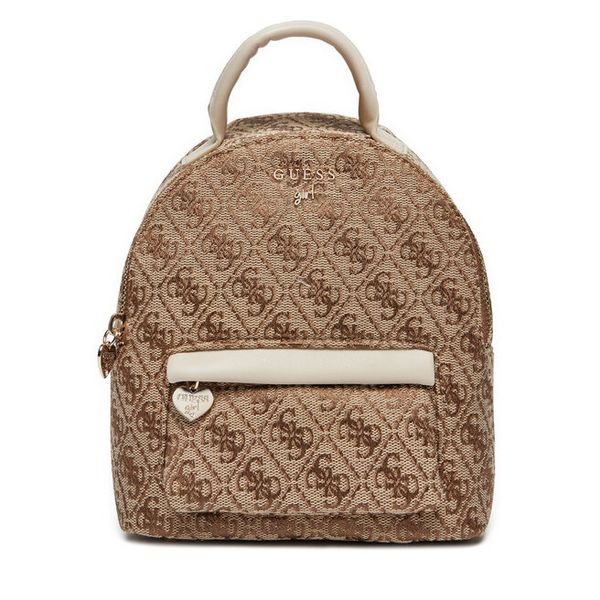 Plecak Guess. Brązowe plecaki damskie Guess, z aplikacjami. Za 249.99 zł.