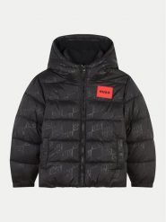 HUGO Kurtka zimowa G00199 M Czarny Regular Fit. Czarne buty zimowe chłopięce Hugo, na zimę, bez wzorów, z syntetyku, bez kaptura. Za 849.99 zł.