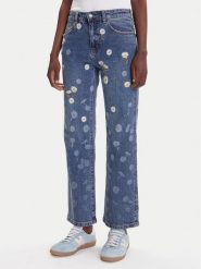 Desigual Jeansy Daisys 25WWDD16 Niebieski Straight Fit. Niebieskie jeansy damskie Desigual. Za 459.99 zł.