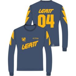 Bluzka LEATT Long Shirt Core. Niebieskie bluzy męskie LEATT, m, bez wzorów, bez kaptura. W wyprzedaży za 179.10 zł.