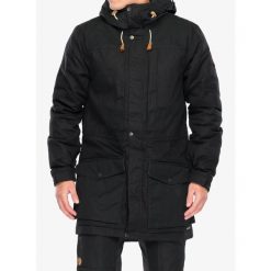 Kurtka ocieplana męska Fjallraven Singi Wool Padded Parka. Czarne kurtki sportowe męskie Fjällräven, m, bez wzorów, sportowe, bez kaptura. Za 2,382.99 zł.