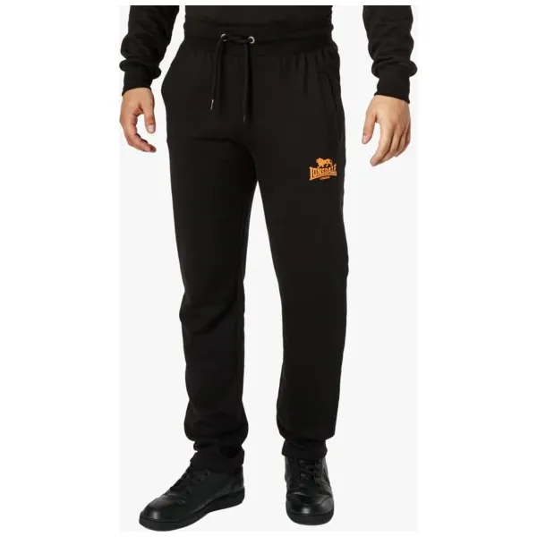 Lonsdale Spodnie Rochdale , czarny, rozmiar XL. Czarne spodnie materiałowe męskie Lonsdale, m, bez wzorów, z dresówki. W wyprzedaży za 79.99 zł.