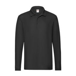 Męska Koszulka Polo Premium Z Długim Rękawem. Czerwone bluzki z długim rękawem męskie Fruit of the Loom, m, bez wzorów, bez ramiączek. Za 102.99 zł.